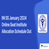 INI SS January 2024 Online Seat Institute Allocation Schedule Out; Check Dates Here